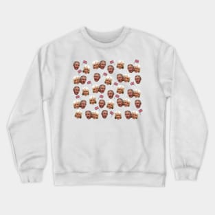 King Charles III and Queen Consort Camilla Pattern Crewneck Sweatshirt